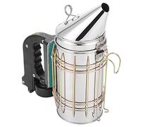 Fumeur électrique, Conception Détachable, Fumeur de Ruche électrique en Acier Inoxydable 5V avec Poignée de Bouclier Thermique, Grand Volume de Fumée, Opération Simple, équipement D'apiculture