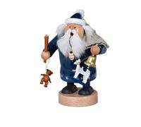 Fumeur Knecht Ruprech3 13x20x11cm Neuf Homme de Fumée Père Noël