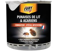 Fumigateur insecticide punaises de lit puces acariens - 25m2 - Fury Fury
