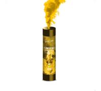 Fumigène a Main 1 MINUTE couleur Jaune - Allumage Frottoir, durée 60 secondes,