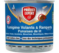 Fumigène anti-punaises de lit - PROTECT EXPERT - 10 g - Sans dépôts visibles - Odeurs persistantes réduites