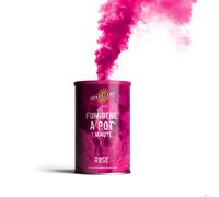 Fumigène en Pot 1 MINUTE couleur Rose - Allumage à mèche, durée 60 secondes,