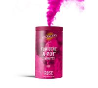 Fumigène en Pot 2 MINUTES couleur Rose - Allumage à mèche, durée 120 secondes,