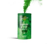 Fumigène en Pot 2 MINUTES couleur Vert - Allumage à mèche, durée 120 secondes,