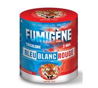 Fumigène en pot tricolore bleu blanc rouge 3 minutes - Rouge