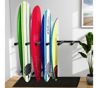 Fumingpal Support de Rangement Vertical pour Planche de Surf - 6 Bras - Support de Rangement intérieur avec Tapis en Caoutchouc pour Sup, Planche de Surf, pagaie, Ski, Skateboards, etc