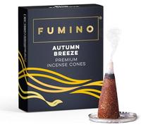Fumino Cônes Encens Naturel Parfum Brise d’Automne - 20 Cônes Encens Frais Masala Agarbatti Joss Smoke - Fragrances pour Relaxation, Méditation, Détente et Décoration Intérieure