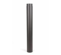 Fumio Tuyau de poêle - Coude - Rosace murale - 2 mm - Diamètre : 200 mm (tuyau de poêle 100 cm)