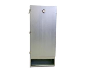 Fumoir 4 niveaux en tôle galvanisée, h 110 cm