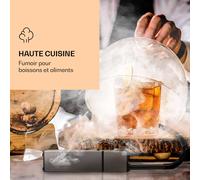 Fumoir à cocktail Company également pour aliments fonctionnant sur piles