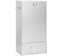 vidaXL Fumoir à four à barbecue avec table acier galvanisé