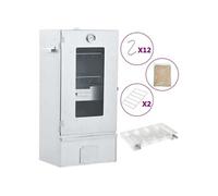 vidaXL Fumoir à four à BBQ générateur de fumée froide acier galvanisé