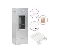 vidaXL Fumoir à four pour BBQ – Générateur de fumée froide – Acier galvanisé