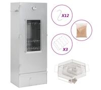vidaXL Fumoir à four BBQ – générateur de fumée froide en acier galvanisé