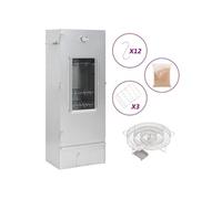 vidaXL Fumoir à four pour BBQ – Générateur de fumée froide, acier galvanisé