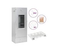 vidaXL Fumoir à four à BBQ générateur de fumée froide acier galvanisé