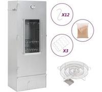 vidaXL Fumoir à four à BBQ générateur de fumée froide acier galvanisé