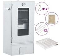 vidaXL Fumoir à four à BBQ générateur de fumée froide acier galvanisé