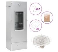 Fumoir à Four à BBQ Générateur de Fumée Froide Barbecue Acier Galvanisé vidaXL