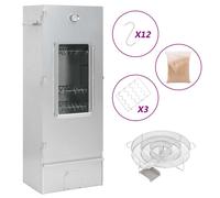 vidaXL Fumoir à four à BBQ générateur de fumée froide acier galvanisé