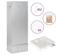 Fumoir à four BBQ - VIDAXL - Acier galvanisé - Générateur de fumée froide - 490 g - Argenté