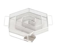 Fumoir à Froid - vidaXL - Générateur de Fumée Froide - Acier Inoxydable 304 - 22,5x22x4,5 cm - 200 g