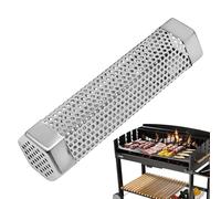 Fumoir à granulés - Pompe à air électrique | Générateur de fumée portable, fumage à chaud, accessoire de barbecue avec infusion de saveur en acier inoxydable, tube fumoir à granulés