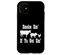 Fumoir à Viande Amusant pour Barbecue - Cadeau pour Fumer la Viande Coque pour iPhone 11