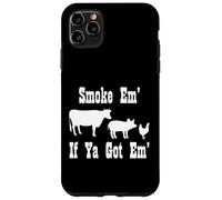 Fumoir à Viande Amusant pour Barbecue - Cadeau pour Fumer la Viande Coque pour iPhone 11 Pro Max