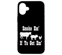 Fumoir à Viande Amusant pour Barbecue - Cadeau pour Fumer la Viande Coque pour iPhone 16 Plus