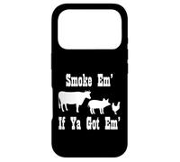 Fumoir à Viande Amusant pour Barbecue - Cadeau pour Fumer la Viande Coque pour iPhone 17 Pro