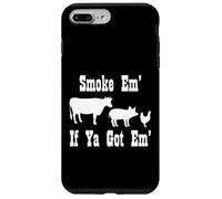 Fumoir à Viande Amusant pour Barbecue - Cadeau pour Fumer la Viande Coque pour iPhone 7 Plus/8 Plus