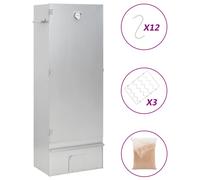 Fumoir - VIDAXL - 44,5x29x110 cm - Acier galvanisé - Utilisation extérieure - Thermomètre intégré