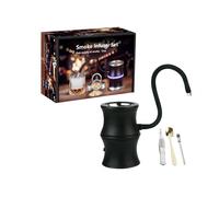 Fumoir compact rechargeable pour cocktails, viandes, fromages - Comprend des brosses de rechange - Facile à utiliser - Pour la maison et le divertissement - Fumoir professionnel