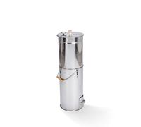 Fumoir de haute qualité KAISER COMPANY '30' l fabriqué en acier inoxydable I Chauffage au bois I Adapté au fumage des poissons I portable de 53 sur 90 cm I Pour 4 kg de viande
