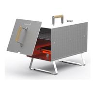 Barbecook fumoir électrique Otto en inox pour fumage à chaud, barbecue fumoir, 26x26x47cm