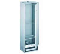 Fumoir Peetz Acier Aluminé porte à charnières - H 120 x L 39 x P 28 cm