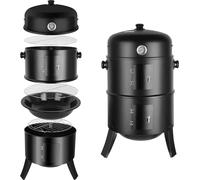 Fumoir, grill-fumoir 3 en 1, hauteur 80 cm,style classique