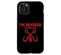 Fumoir Humoristique avec Inscription « I'm Hooked on Your BBQ » Coque pour iPhone 11 Pro