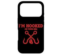 Fumoir Humoristique avec Inscription « I'm Hooked on Your BBQ » Coque pour iPhone 17 Pro