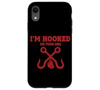 Fumoir Humoristique avec Inscription « I'm Hooked on Your BBQ » Coque pour iPhone XR