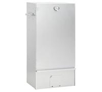 Fumoir multifonctionnel - vidaXL - Argent - Acier galvanisé - 29x44.5x83 cm - Thermomètre intégré