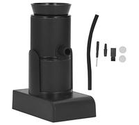 Fumoir portatif, outil de cuisine, machine à fumer les aliments, pour steak, saumon, cocktails, cuisine moléculaire, alliage d'aluminium, alliage de zinc léger 329 g (Noire)