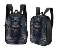 FUmoney Sac à dos pour enfants imprimé en 3D Dark Lord4 Sac d'école léger de voyage Sac à dos d'école double face Sac à dos de mode pour enfants écoliers 17 pouces