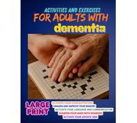 Fun activities that stimulate the brains of older adults with dementia: Puzzles, memory games, brain teasers and more… all in large print to boost cognitive health, reduce stress, and build confidence
