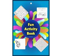 Fun Activity Book for Kids Ages 4-10: Word Search, Puzzles, Spot the Difference & Complete the Picture: Brain Games for Children | Interactive ... Observation, Creativity & Concentration