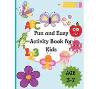Fun and Easy Activity Book for Kids: Coloring, Counting, and Learning Games