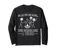 Fun and Games Campfire Humour Adulte Manche Longue