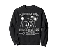 Fun and Games Campfire Humour Adulte Sweatshirt