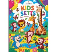 Fun animal coloring adventure: Easy and cute coloring pages for kids ages 4-8 to learn,play and relax
